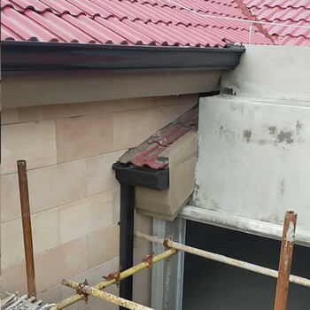 荆门市外墙铝合金雨水管铝合金雨水槽厂家供货