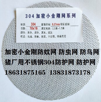 現(xiàn)貨18目304不銹鋼防蟲(chóng)防蚊網(wǎng)價(jià)格