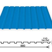 出口彩钢压型板YX10-110-880聚酯涂层钢板生产加工