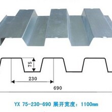 彩色压型钢板YX51-250-750型号不锈钢板加工0.9mm瓦楞板生产基地