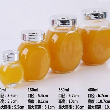 玻璃瓶廠家加工定制玻璃蜂蜜瓶