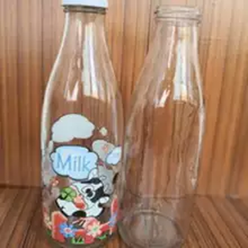 徐州出口玻璃奶瓶廠家加工定制玻璃奶瓶烤花絲印玻璃奶瓶