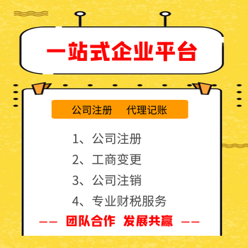 南沙区公司注册-营业执照代办-代理记账-公司注销