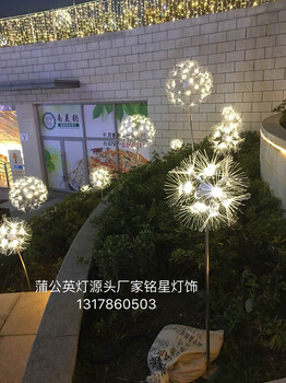 蒲公英燈戶外庭院燈插地草坪燈氛圍燈公園廣場亮化景觀燈夏桐工廠