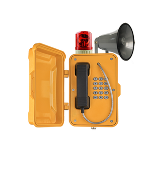 铝合金工业防爆IP电话，工业IP防水电话机，挂壁式防爆电话