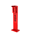 SOS立柱求助可视电话，一键紧急呼叫对讲电话，防潮防尘电话
