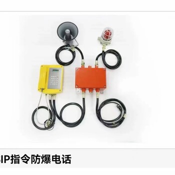 宁夏化工厂IP防爆电话机，防爆扩音对讲话站，声光抗噪音电话