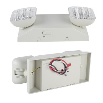 UL認(rèn)證高亮雙頭消防照明燈PC材質(zhì)led壁裝應(yīng)急燈