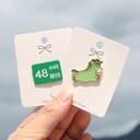 企業LOGO胸章蝴蝶帽徽章設計訂制異形紀念章徽章廠家