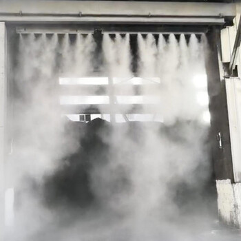 输煤皮带机双流体干雾抑尘设备不锈钢超声波雾化干雾抑尘装置