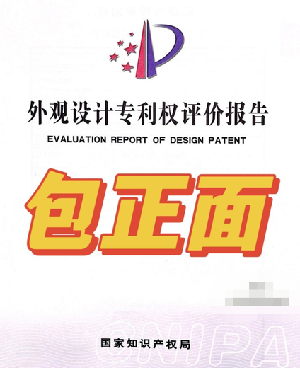 专利评估报告企业专利维权评估报告包正面外观专利包正面报告