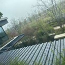 寧波批發(fā)銷售古建筑古鎮(zhèn)屋面鋁鎂錳仿古瓦1.2厚深灰鋁筒瓦740型