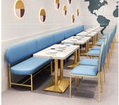 2022定制港式餐厅桌椅，茶餐厅桌椅，饭店快餐桌椅厂家
