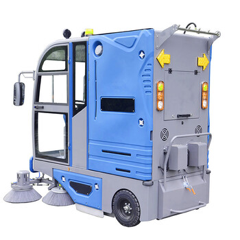 新農(nóng)村馬路清掃用電動(dòng)駕駛式掃地車