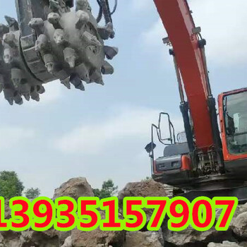 江西撫州斗山品牌挖機(jī)隧道銑挖機(jī)溝槽開挖銑挖頭