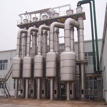 出售二手三效降膜蒸發(fā)器廢水蒸發(fā)設備適用面積廣