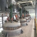 二手搪瓷雙層反應釜對焊法蘭連接密封性好
