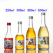 蒙砂玻璃果酒玻璃瓶300ml330ml500ml透明果酒瓶桃子酒瓶