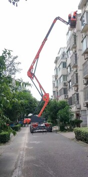 上海徐匯區(qū)28米24米直臂電動(dòng)柴油登高作業(yè)車哪有租