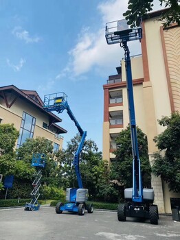 上海崇明區(qū)這邊16米18米電動曲臂車哪有租的價格多少