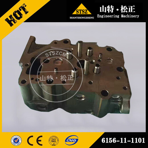 新款小松平地機配件小松GD825A發(fā)動機缸蓋6211-12-1100