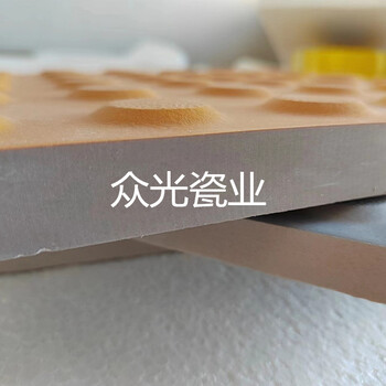 湖南盲道磚防滑盲人行道地磚/40020全瓷盲道磚廠家