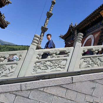 寺廟石欄桿制作安裝-供應晉中寺院寺廟石雕欄桿