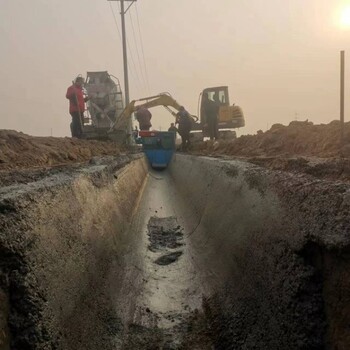 路边排水渠滑膜机沟渠混凝土成型机农田浇地渠道衬砌机