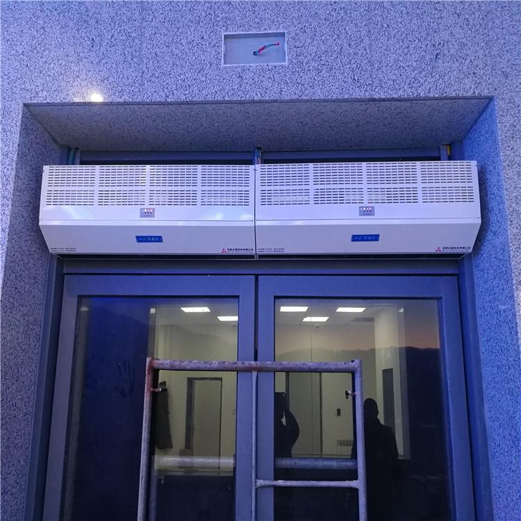 四川遂宁市离心式电热风幕机商用暖风机工业采暖器冷暖风幕机