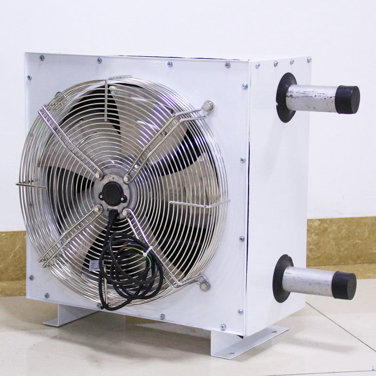 安徽亳州市蒸汽热水暖风机由钢制散热器风机电机组成