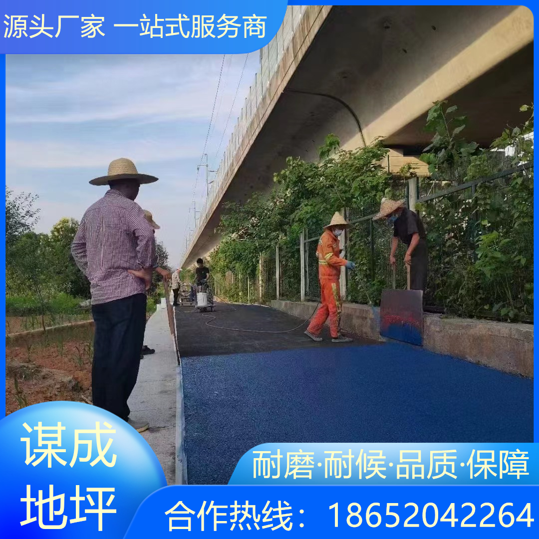 江苏连云港型彩色防滑路面案例和成功经验