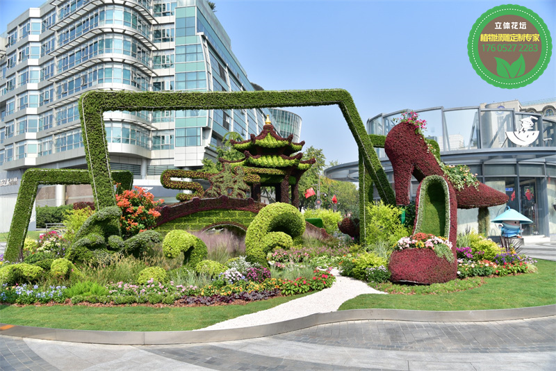 广东亚运会绿雕厂商出售景区五色草动植物加工定制