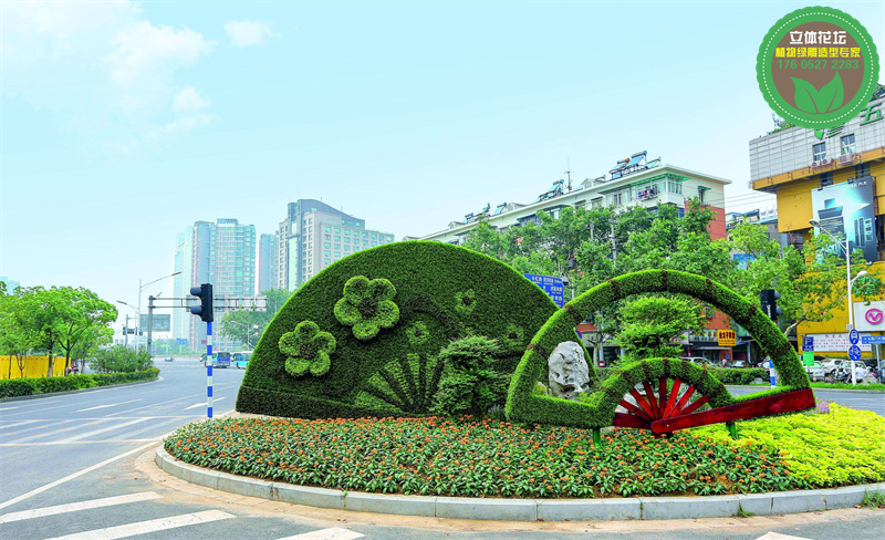 贵州城市景观绿雕价格行情，植物雕塑