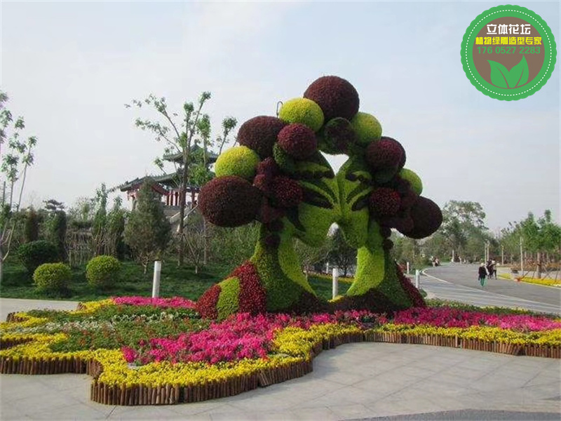 河东仿真植物绿雕制作流程，城市植物景观