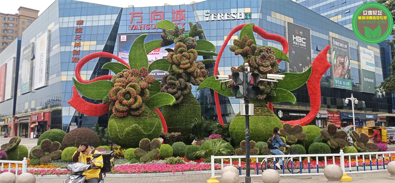 郾城园林绿雕厂家供应，城市植物景观