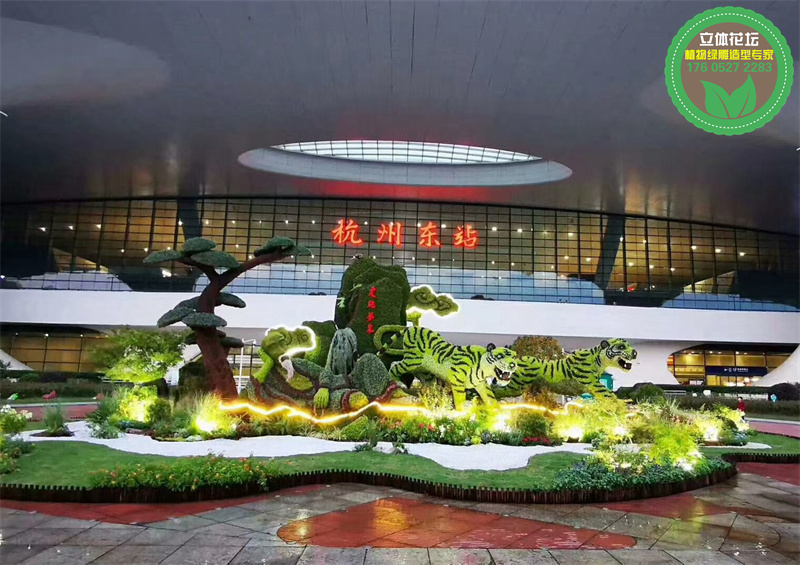 合阳2024绿雕在线报价，植物雕塑造景