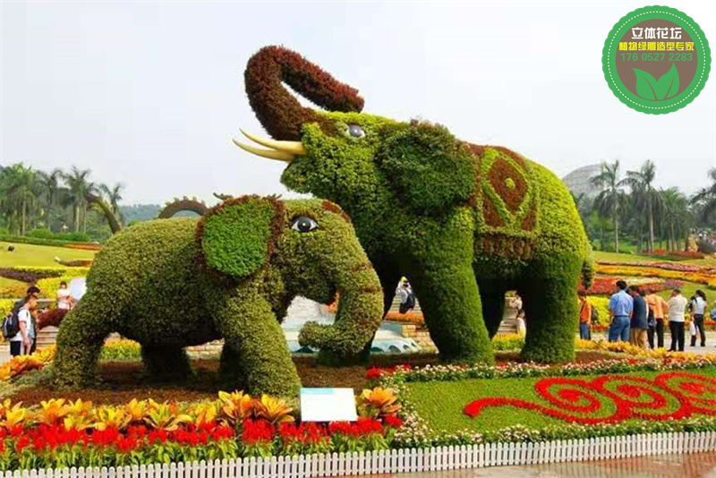 浦江绿雕小品供应商，仿真植物墙