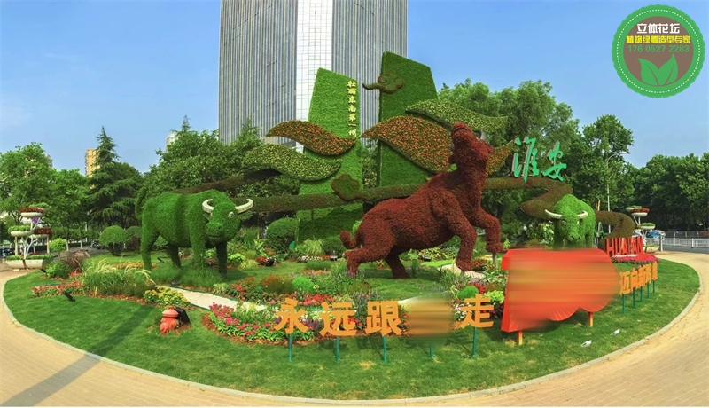 青河动物绿雕采购厂家，大型仿真景观