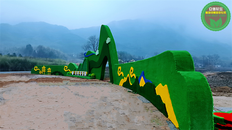 广州海珠74周年绿雕制作流程
