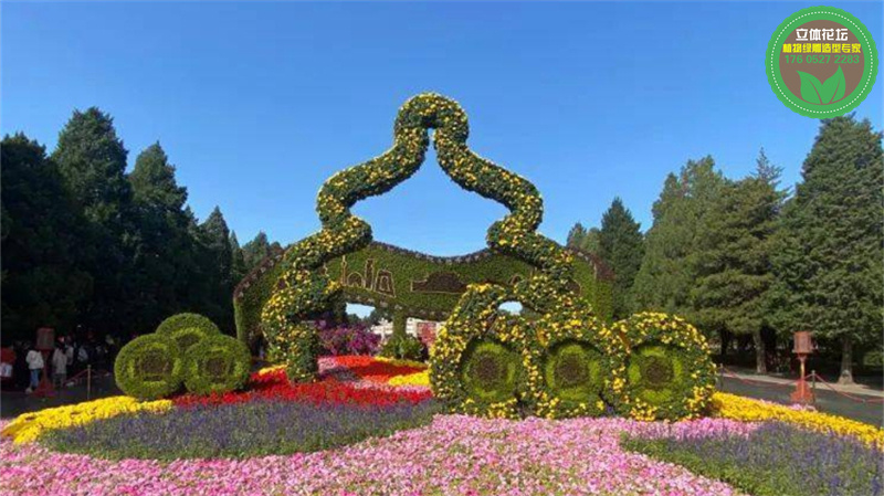 库伦旗五色草绿雕图片大全，适用于2024春节