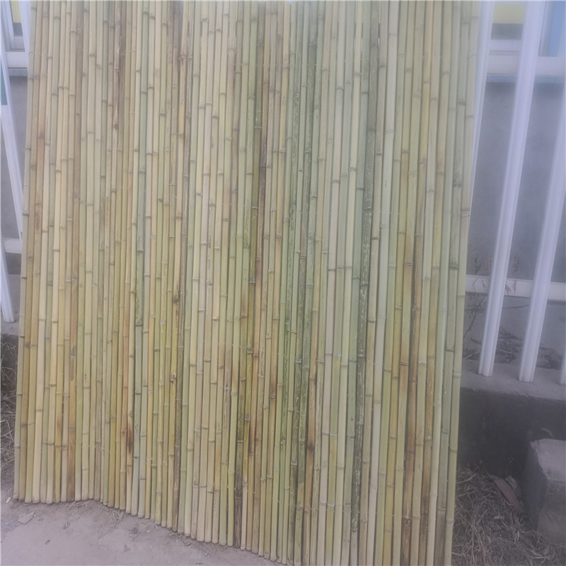 张家口高新区防腐护栏木质围栏竹篱笆竹子护栏