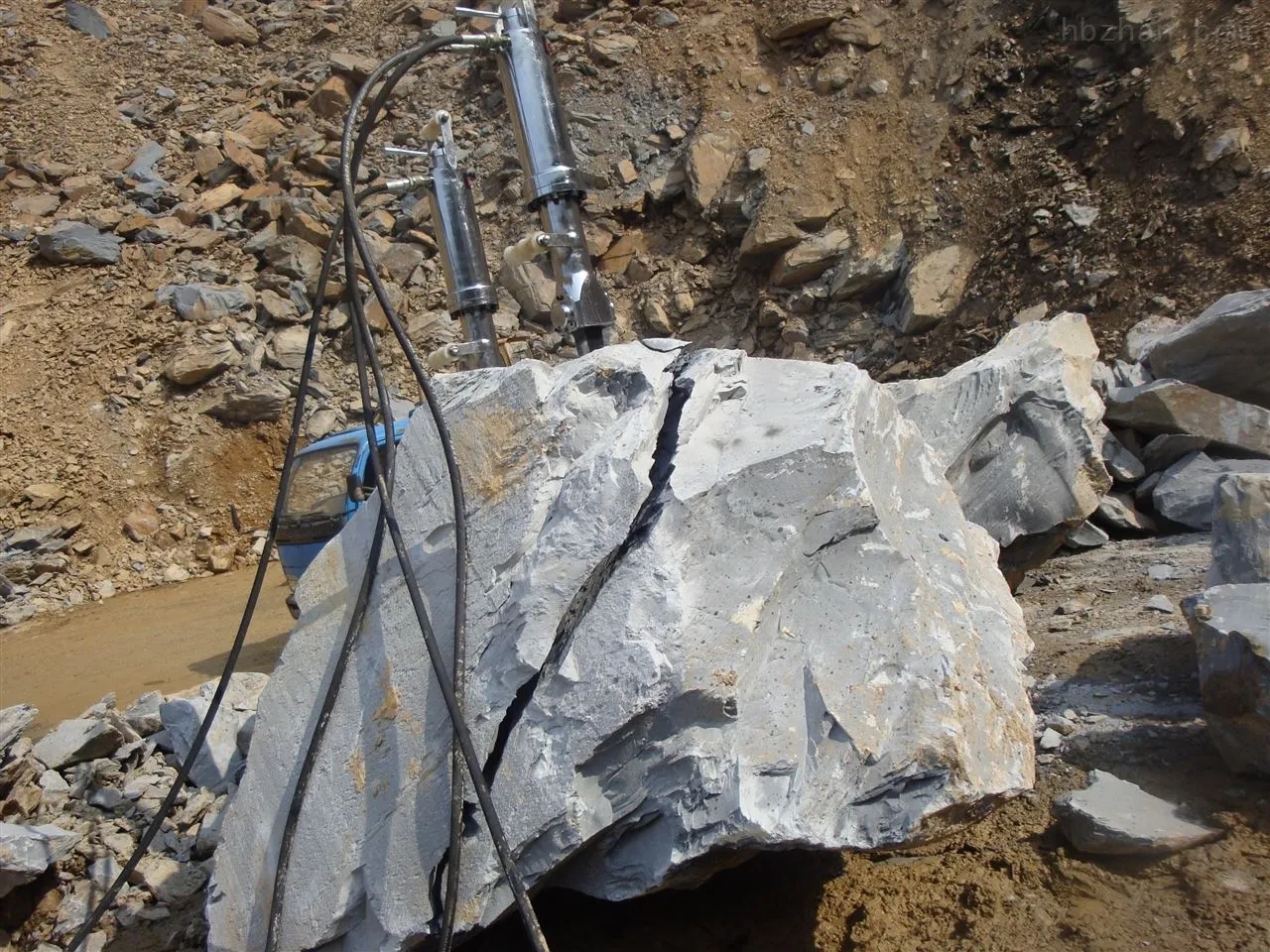 矿井拆除青石岩石分裂机