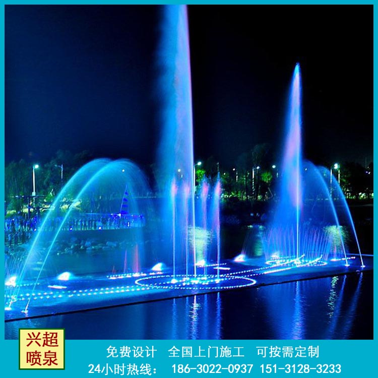 海东化隆喷泉水幕制作_海东化隆武汉喷泉厂家包设计