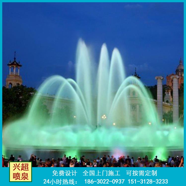 郭楞喷泉,郭楞公园水池喷泉设计,郭楞喷泉厂家