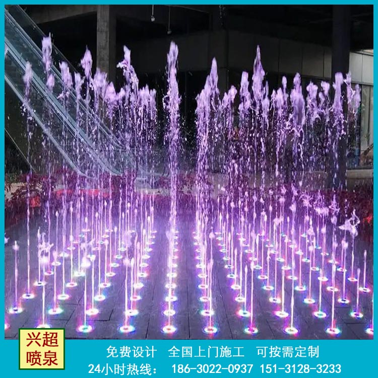 潮州大型512跑灯喷泉,汉中喷泉设计水景免费设计