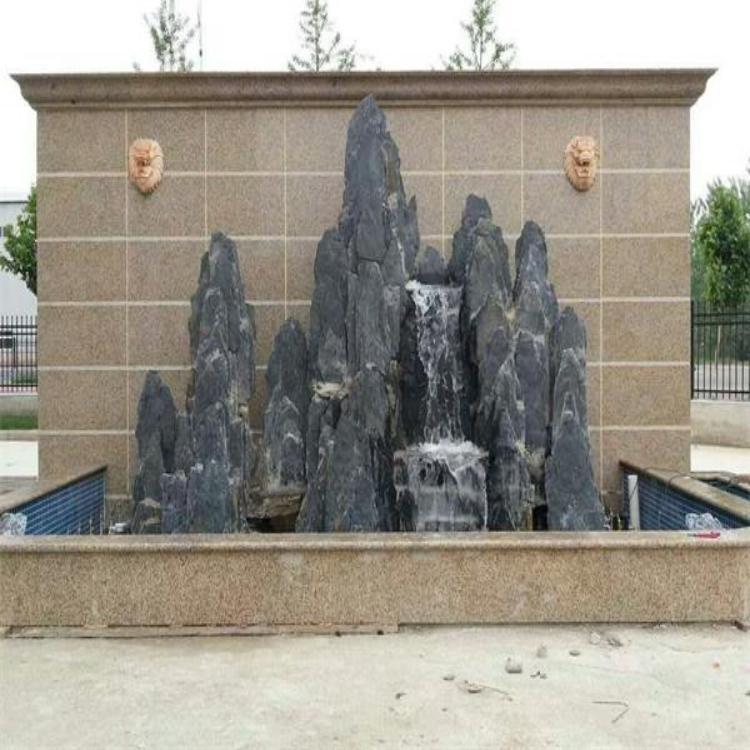北京周边广场千层石喷泉造景,北京周边千层石产地,北京周边假山制作