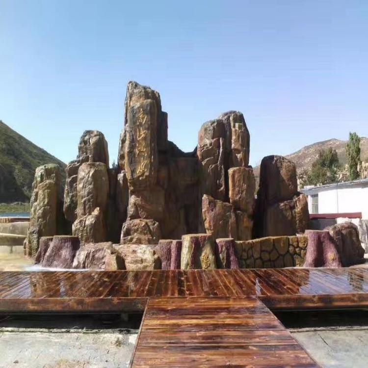 可克达拉塑石假山出售,可克达拉假山,可克达拉假山安装