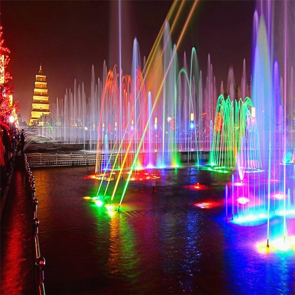 安庆河面漂浮喷泉设计