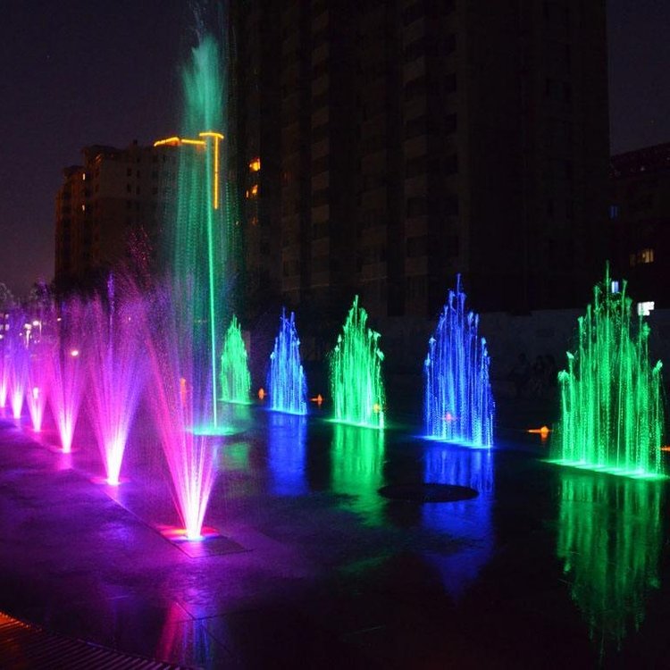 海东循化喷泉,海东循化人工湖喷泉样式设备