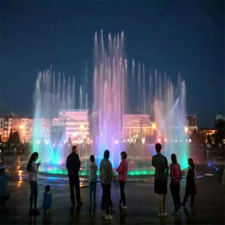 河西大型音乐喷泉,河西公园喷泉施工喷泉设备